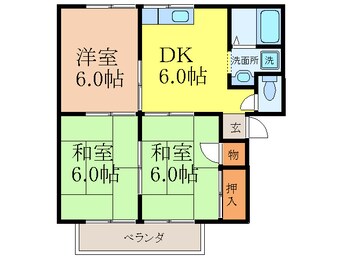 間取図 ｾｼﾞｭｰﾙ小柳Ⅰ