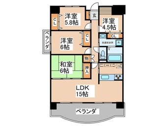 間取図 ルミエール東山