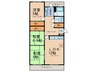 住吉山手荘 3LDKの間取り