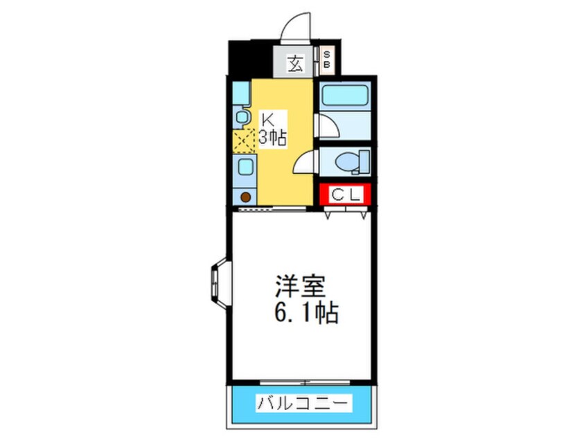間取図 ＭＥＳＳＡＧＥ東京橋