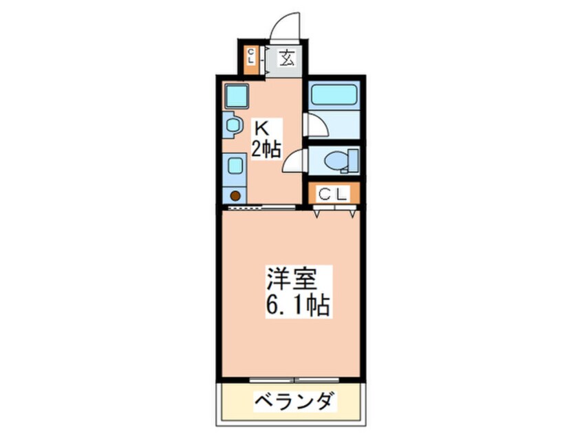 間取図 ＭＥＳＳＡＧＥ東京橋
