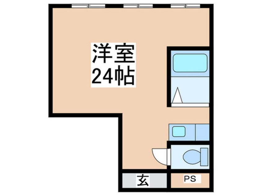 間取図 パイン北野田