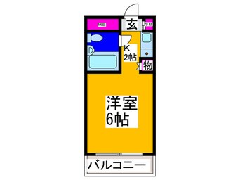 間取図 パイン北野田