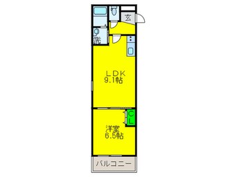 間取図 マック・プラージュ・エッジ