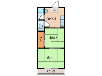 間取図 黄金ハイツ