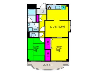 間取図 新栄プロパティー泉佐野