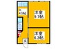 コンフォート恵 2Kの間取り