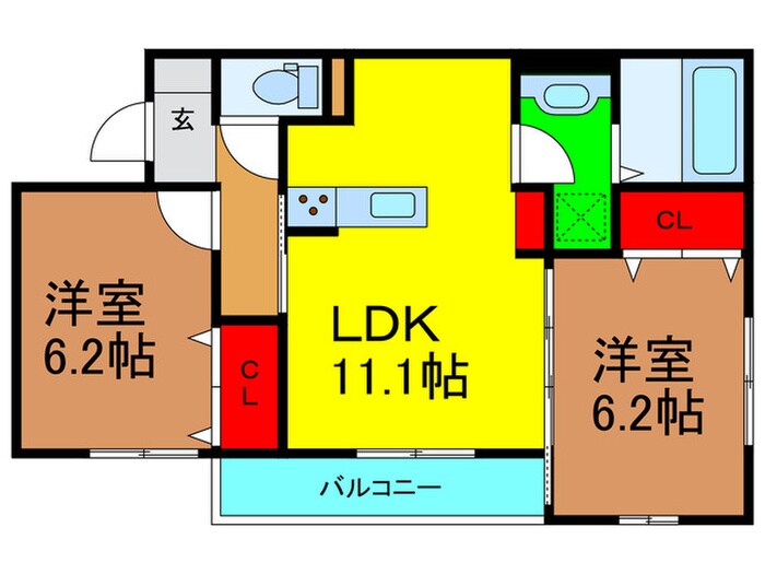 間取り図 CASA　SEON