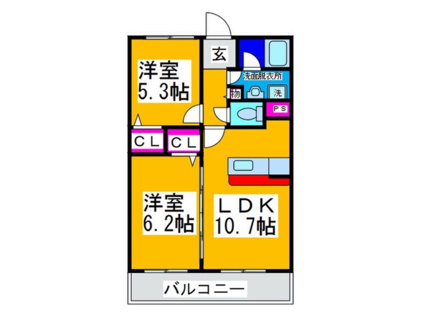 間取図 メゾン穂