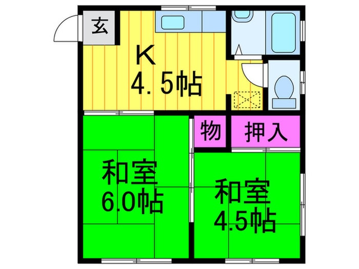 間取り図 ハイツ一番地