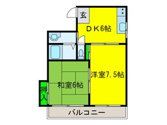 間取図 ロイヤルグレイブ平野