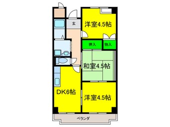 間取図 リヴェール・ド・和泉
