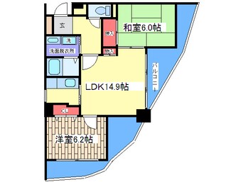 間取図 ＶＩＶＯ松ヶ鼻