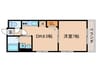 ＣＯＣＩＯ 1DKの間取り