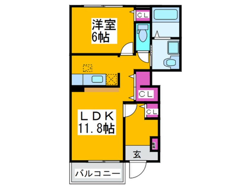 間取図 アビタシオンシャンゼリゼ