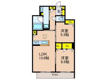 間取図 シャーメゾンリラフォート