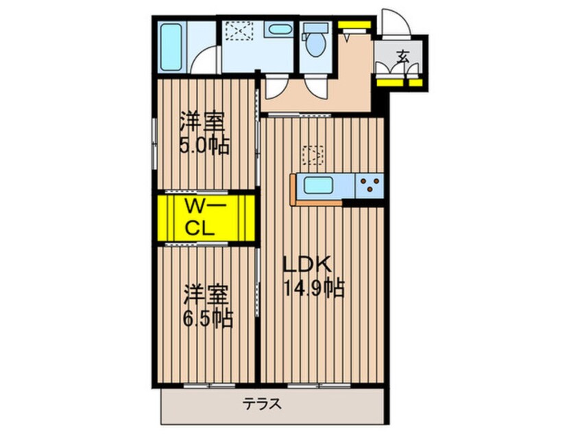 間取図 シャーメゾンリラフォート