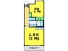 メルベ－ユフジワラⅡ 1LDKの間取り