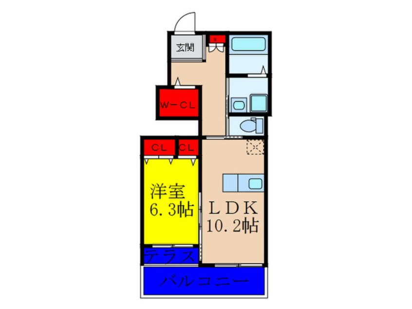 間取図 ツインパラスⅠ