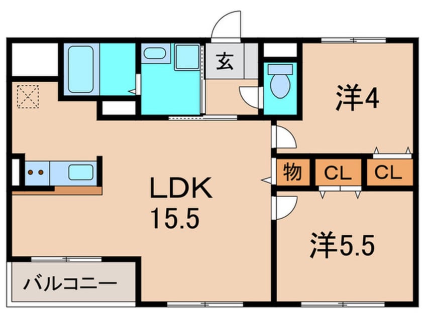 間取図 Ｅｎｕｚ　９