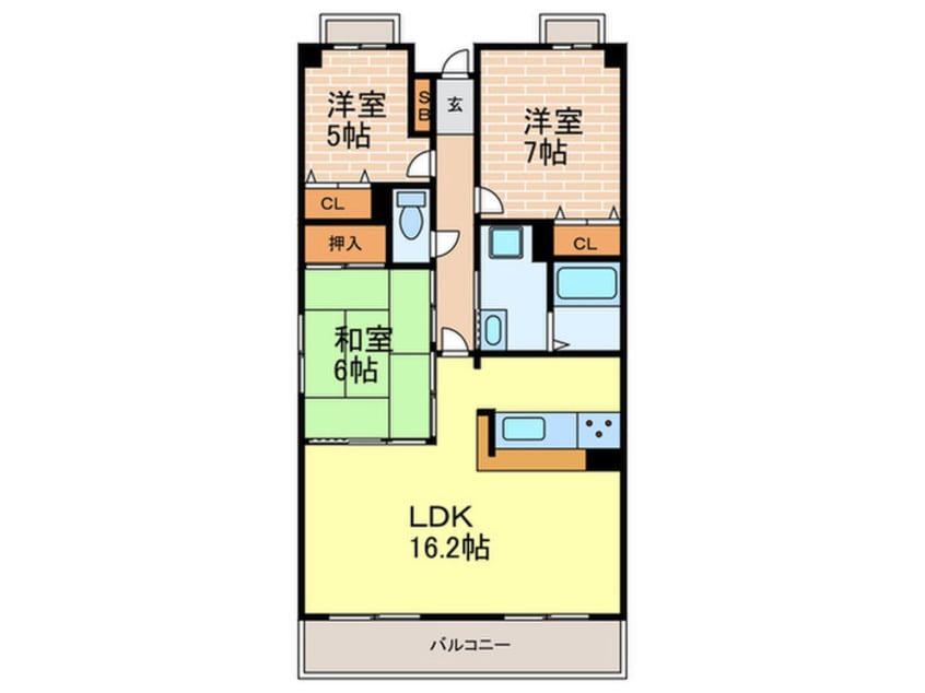 間取図 フォレステージュ 夙川