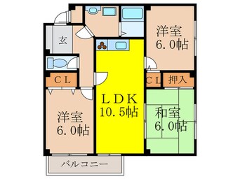 間取図 シェリール