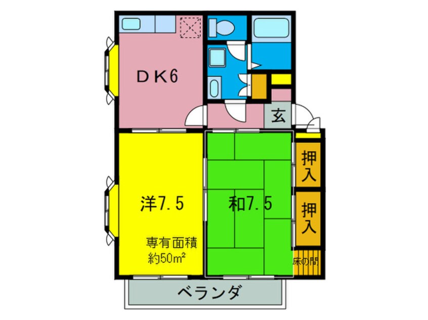 間取図 グリーンフォーレスト