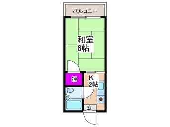 間取図 遠里小野728ハイツ