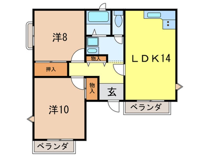 間取図 夙川ハイムミキ