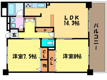 間取図 ダイナソアール
