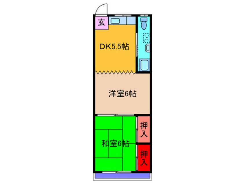 間取図 赤井マンション