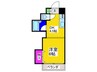 ボンヌシャンス 1DKの間取り