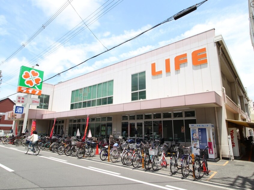 ライフ新深江店(スーパー)まで850m ラ・フェリオ新深江