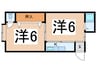 ハイツ石村 2Kの間取り