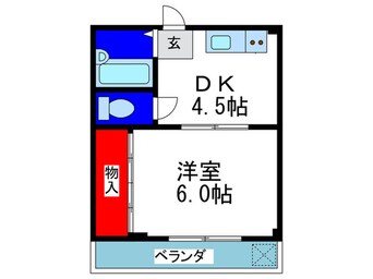 間取図 ハイツ大下