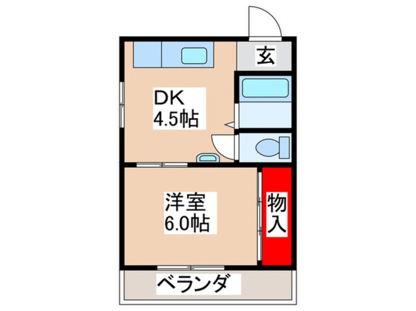 間取図 ハイツ大下