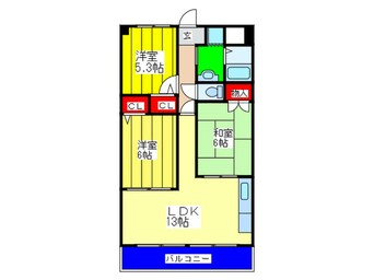 間取図 ウイステリア今里