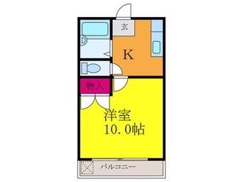 間取図 メゾンティファニ－