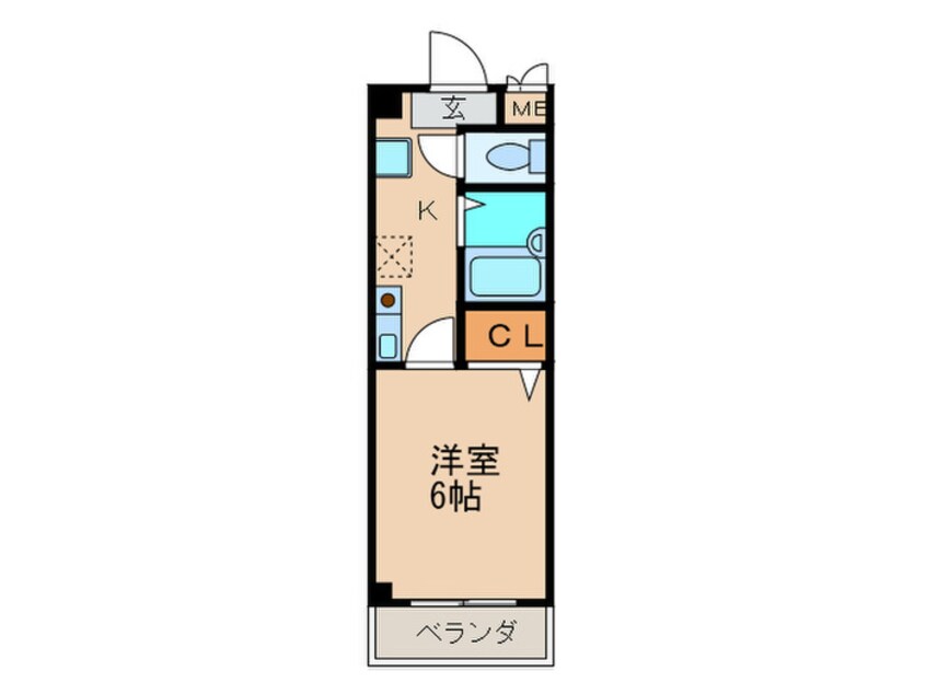 間取図 プラザコウエイⅡ