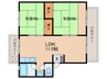 マンション栄 2LDKの間取り