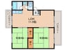マンション栄 2LDKの間取り