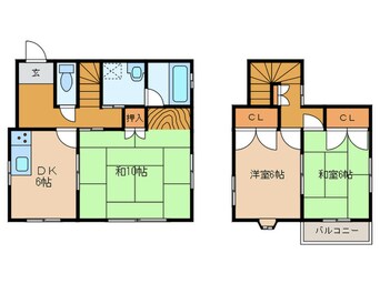 間取図 川辺島田様貸家