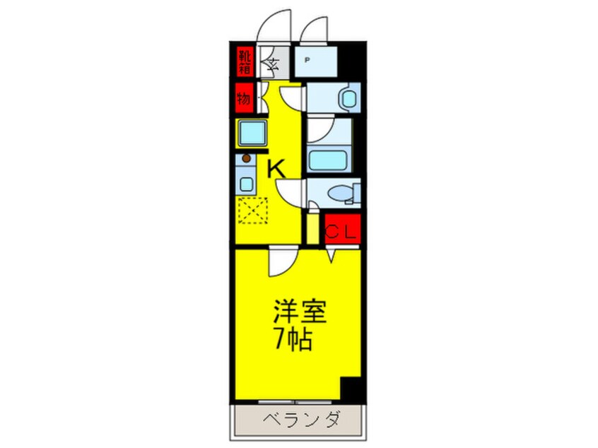 間取図 サザンクレスト堺東