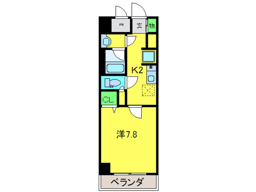 間取図 サザンクレスト堺東