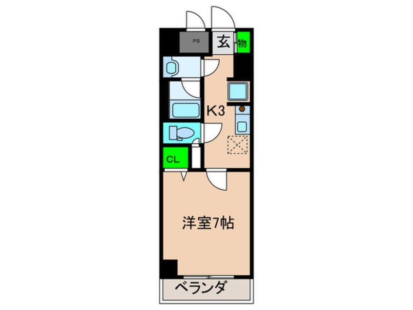 間取図 サザンクレスト堺東