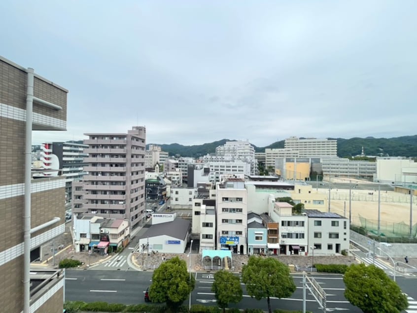 室内からの展望 ドエル大倉山