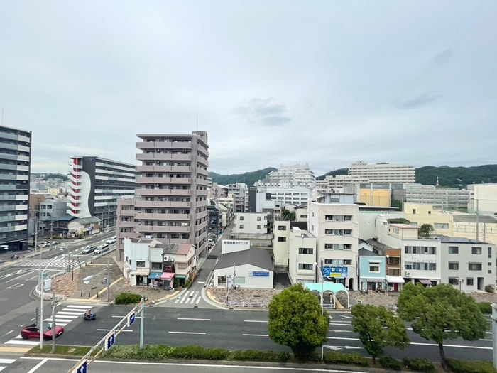 室内からの展望 ドエル大倉山