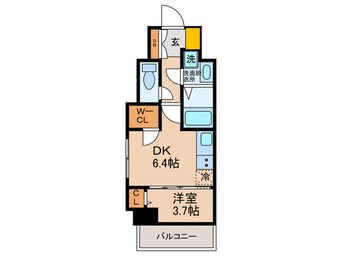 間取図 ジオエント新町