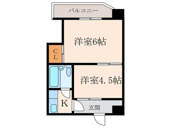 間取図 シャルム出屋敷