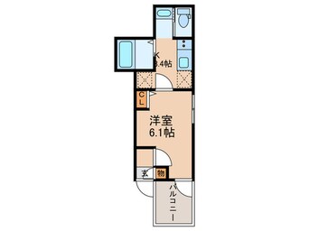 間取図 MELDIA下新庄